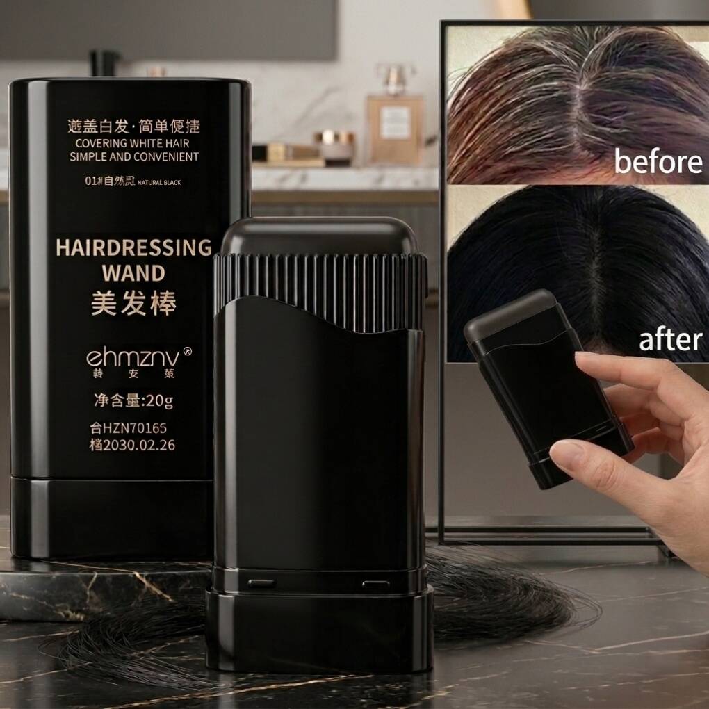 Hairdressing Wand – Instant White Hair Cover Stick (20gm)